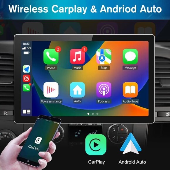 11.5" Car Stereo for Chevy/GMC 2007–2013, Compatible with CarPlay & Android Auto - Picture 6 of 8